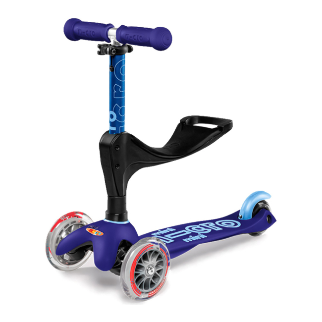 Самокаты - Самокат Micro Mini 3in1 deluxe plus синий (MMD080)#4