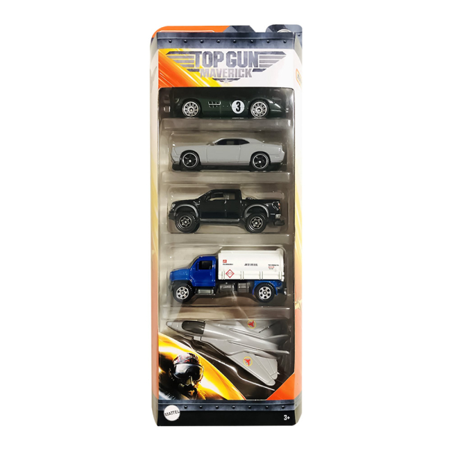Автомодели - Машинки Matchbox Top gun Maverick От зеленого родстера к истребителю 5 штук 1:64 (C1817/GPF96)#2