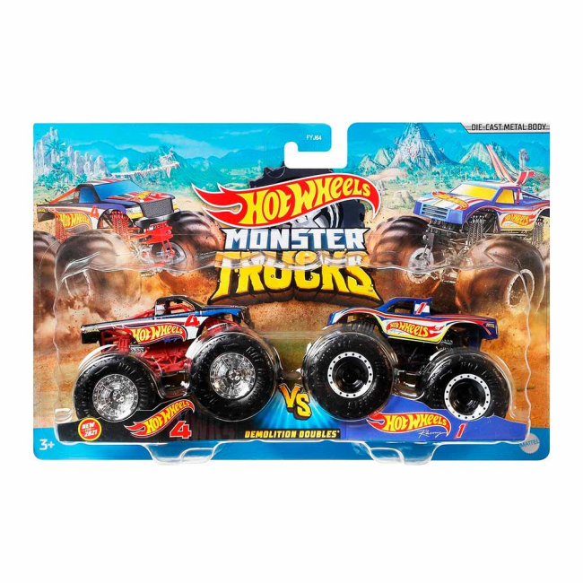 Автомоделі - Машинки Hot Wheels Monster trucks Номер 4 та Номер 1 1:64 (FYJ64/GTJ50)#4