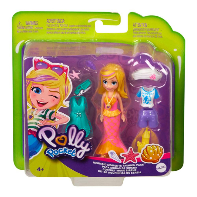 Ляльки - Набір Polly Pocket Fashion Маленька модниця Русалонька (GDM01/GNG72)#4