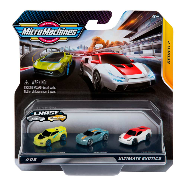 Автомоделі - Набір машинок Micro Machines Автобан 3 штуки (MMW0012)#2
