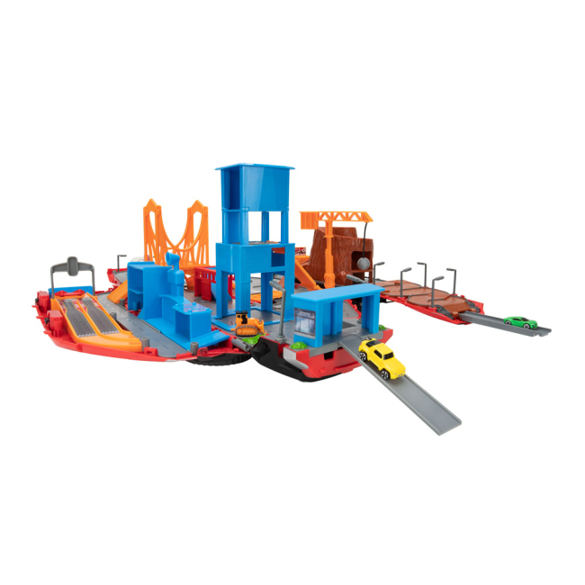 Автотреки - Набір Micro Machines Фургон-трансформер і три машинки (MMW0042)#2