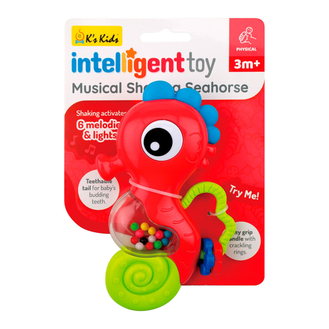 Брязкальця, прорізувачі - Брязкальце K`s Kids Морський коник (KIT23004)#2