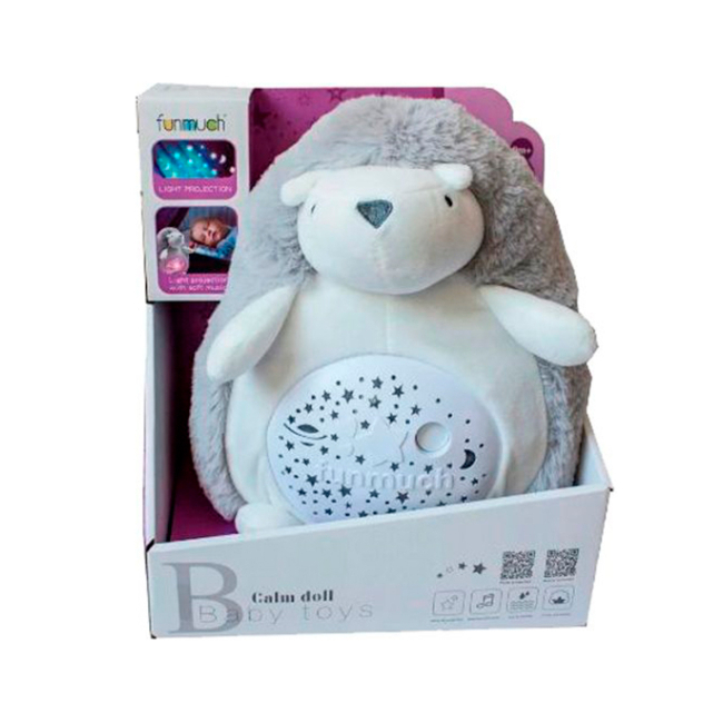 Ночники, проекторы - Ночник Funmuch Ежик с проектором (FM666-25)#2