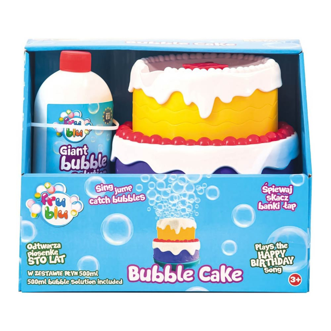 Мильні бульбашки - Набір для мильних бульбашок Fru Blu Іменинний торт (DKF8204)#2