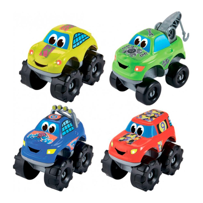 Конструктори з унікальними деталями - Конструктор Ecoiffier Abrick Перегони монстр траків 97 елементів (003034)#2