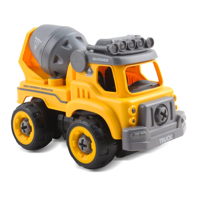 Конструктори з унікальними деталями - Конструктор Diy spatial creativity Бетонозмішувач (CJ-1365051)#2