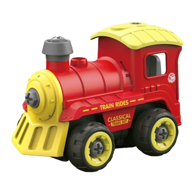 Конструктори з унікальними деталями - Конструктор Diy spatial creativity Поїзд (CJ-1379241)#2