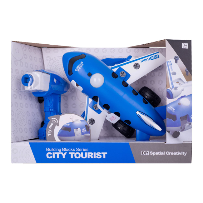 Конструктори з унікальними деталями - Конструктор Diy spatial creativity Літак (CJ-1379247)#2