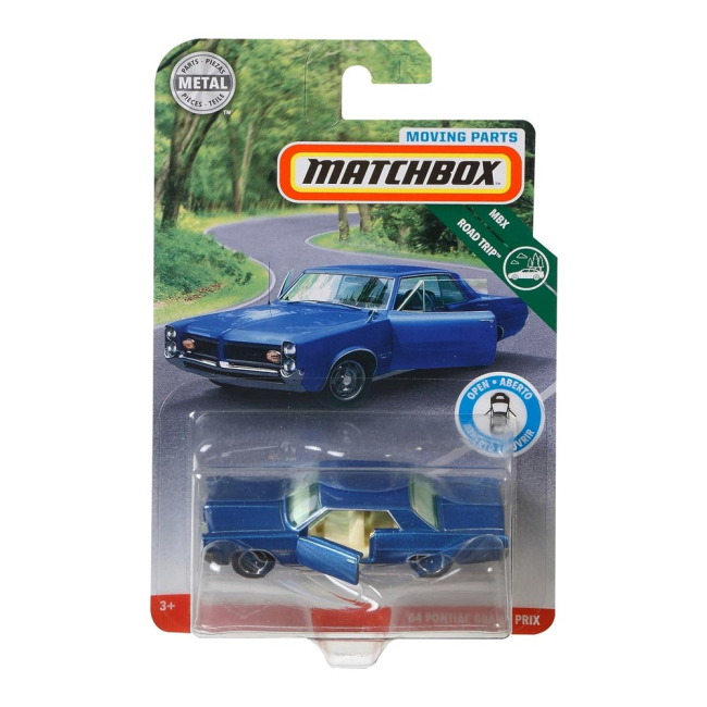 Автомоделі - Автомодель Matchbox 1964 Pontiac grand prix 1:64 (FWD28/GBH32)#3