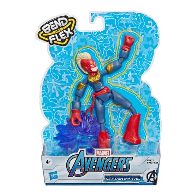 Фігурки персонажів - Фігурка Avengers Bend and flex Месники Капітан Марвел (E7377/E7872)#2