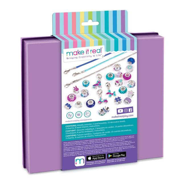 Наборы для творчества - Набор для создания браслетов Make it Real Синее сияние (MR1721)#2