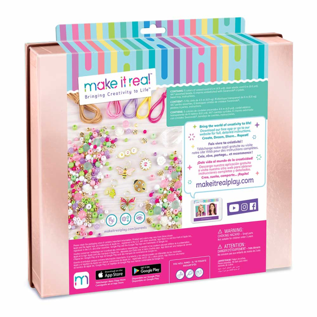 Набори для творчості - Набір для створення шарм-браслетів Make it Real Казкова природа з кристалами Swarovski (MR1724)#2