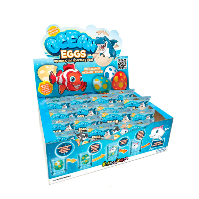 Антистресс игрушки - Растущая фигурка Sbabam Ocean Eggs Повелители океанов и морей (T001-2019)#2