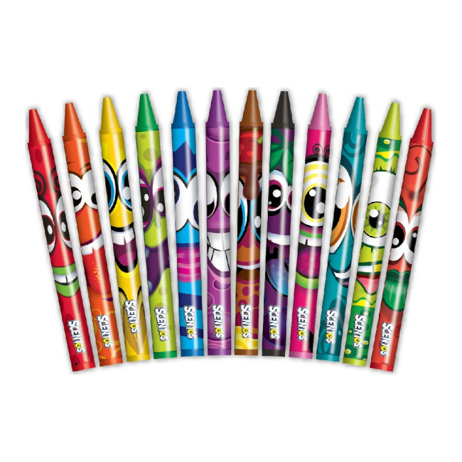 Канцтовари - Набір для малювання Scentos Ароматне асорті 56 предметів (42136-UA) (563712)#3