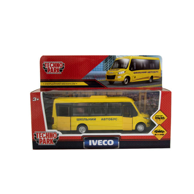 Транспорт і спецтехніка - Автомодель Технопарк Автобус iveco daily діти (DAILY-15CHI-YE)#6