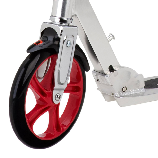 Самокаты - Самокат Razor А5 Lux серебристый с красным (13073001)#2