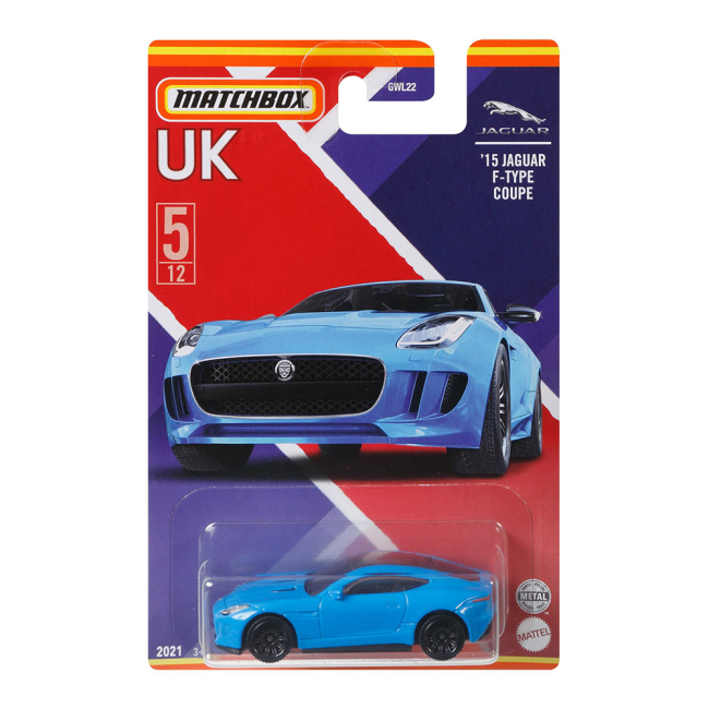 Автомодели - Автомодель Matchbox Best of UK Jaguar F-type coupe 2015 1:64 (GWL22/GWL30)#2