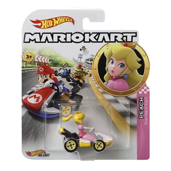 Автомоделі - Автомодель Hot Wheels Mario kart Принцеса Піч стандартний карт (GBG25/GBG28)#3