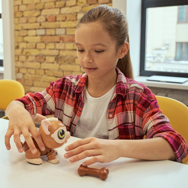 Конструкторы с уникальными деталями - Конструктор BitKit Умный робот Песик коричневый (4820207390201)#5