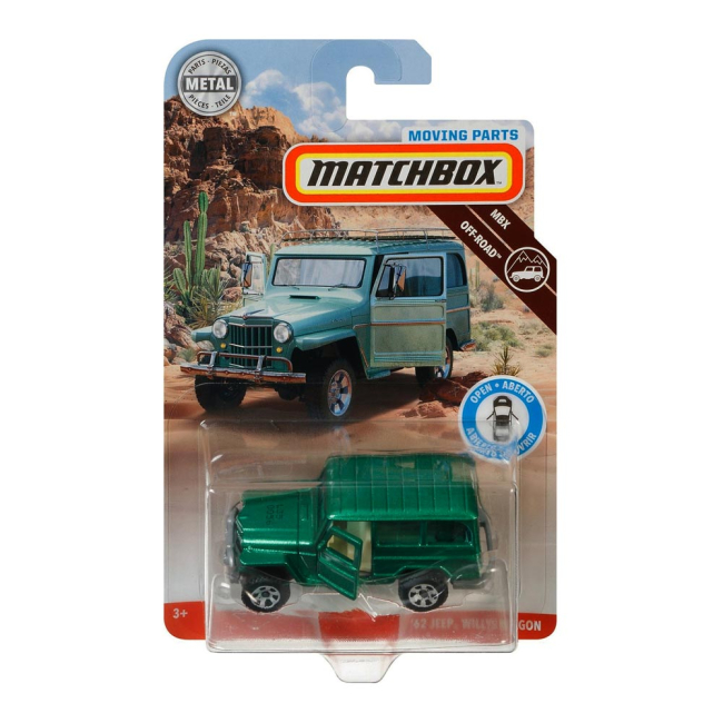 Автомоделі - Автомодель Matchbox Джип Вілліс Вагон 1962 зелена (FWD28/FWD35)#2
