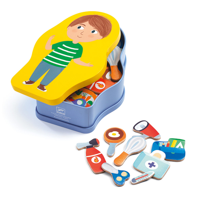 Настільні ігри - Магнітна гра DJECO Професії (DJ03086)#3