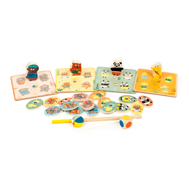 Настільні ігри - Настільна гра DJECO Лудопарк 4 в 1 (DJ01698)#2