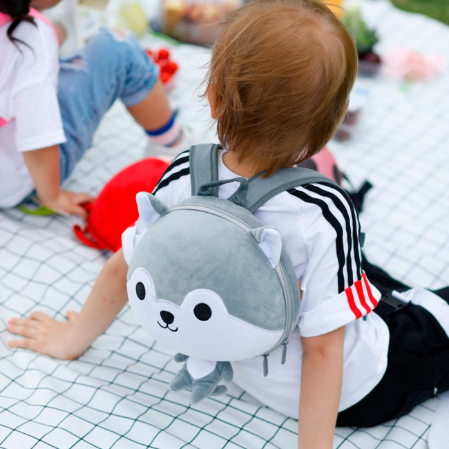 Рюкзаки та сумки - Рюкзак Supercute Сіра собачка (SF036-d)#4