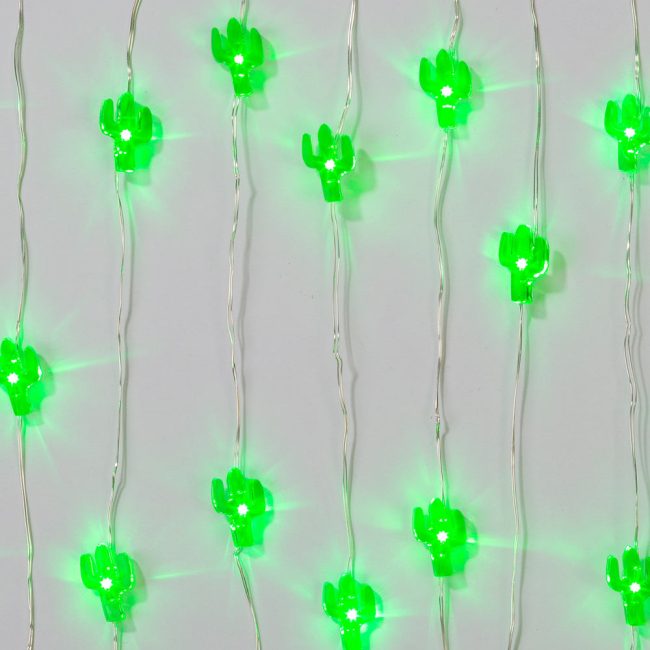 Аксесуари для свят - Гірлянда світлодіодна Talking tables Cuban fiesta Міні кактуси 3 м (FST4-LIGHT-CACTUS)#4