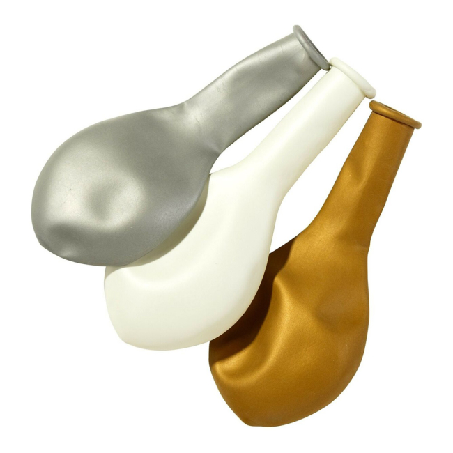 Аксесуари для свят - Повітряні кульки Talking tables Блискучий мікс гелієві 30 штук (GLIT-BALLOONCEIL)#2