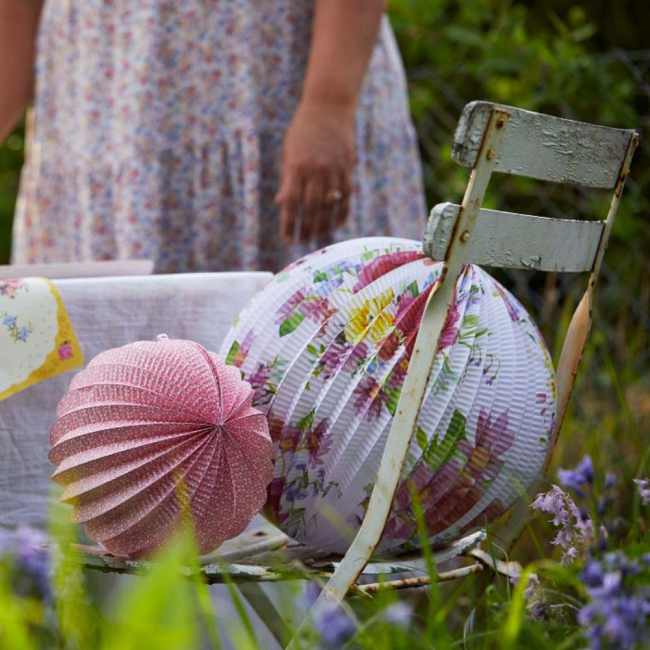 Аксесуари для свят - Паперові ліхтарики Talking tables Квіткова ніжність 3 штуки (TS4-PAPERLANTERN) (5052714049993)#5