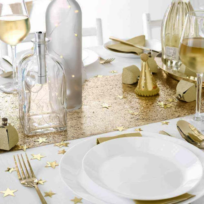 Аксессуары для праздников - Праздничный колпак Talking tables Роскошное золото мини (LUXE-MINIHAT)#3