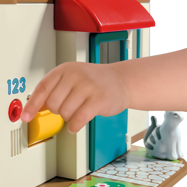 Конструкторы с уникальными деталями - Конструктор Playmobil 1.2.3 Домик в деревне (70129)#4