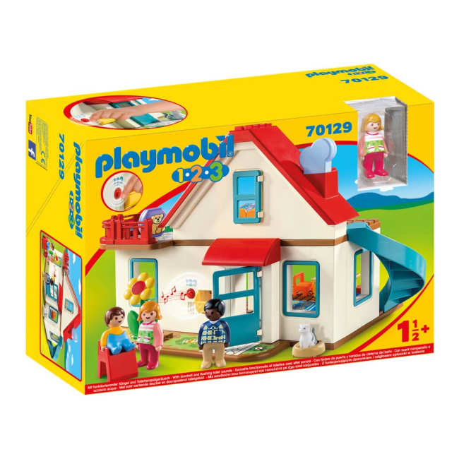 Конструкторы с уникальными деталями - Конструктор Playmobil 1.2.3 Домик в деревне (70129)#5
