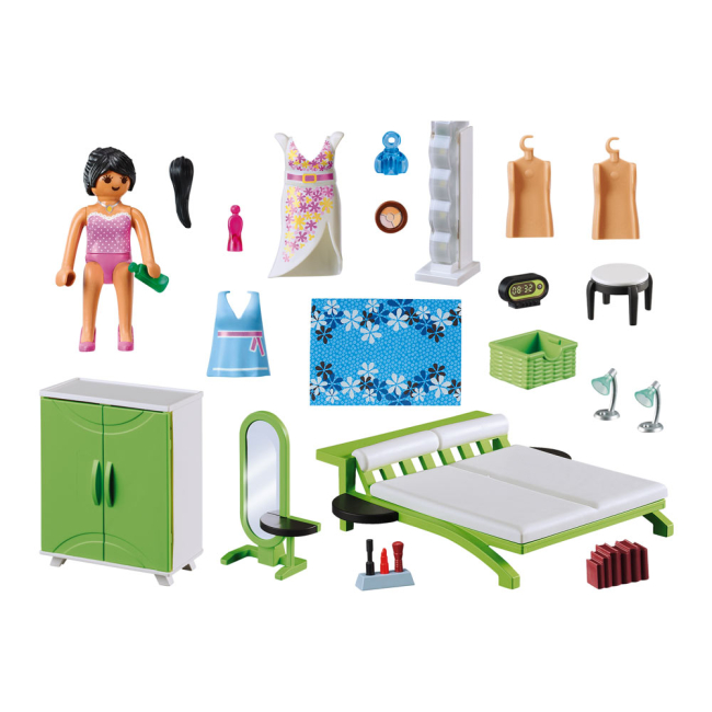 Конструктори з унікальними деталями - Конструктор Playmobil City life Спальня (9271)#3