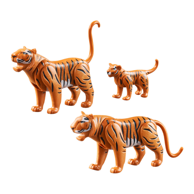 Конструкторы с уникальными деталями - Конструктор Playmobil Family fun Тигры с детенышем (70359)#3