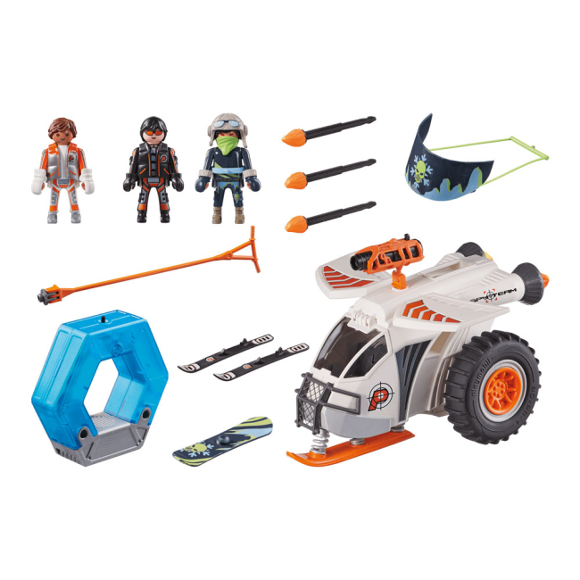 Конструкторы с уникальными деталями - Конструктор Playmobil Top agents Шпионский снегоход (70231)#2