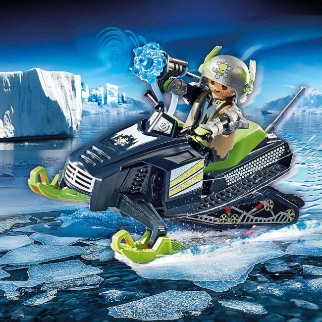 Конструктори з унікальними деталями - Ігровий набір Playmobil Top agents Шпигунський снігохід (70235)#4