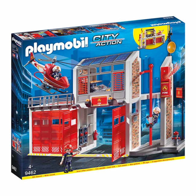 Конструкторы с уникальными деталями - Игровой набор Playmobil City action Пожарная станция (9462)#4