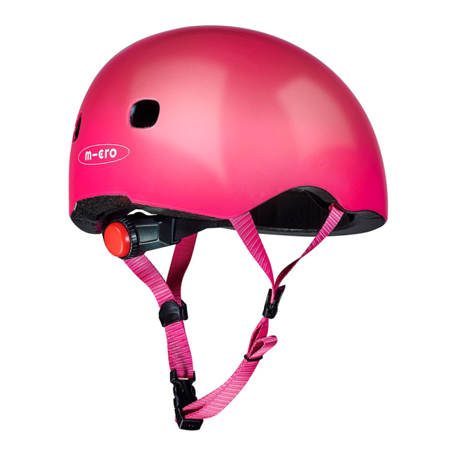 Захисне спорядження - Захисний шолом Micro малиновий з ліхтариком 52-56 см (AC2081BX)#4