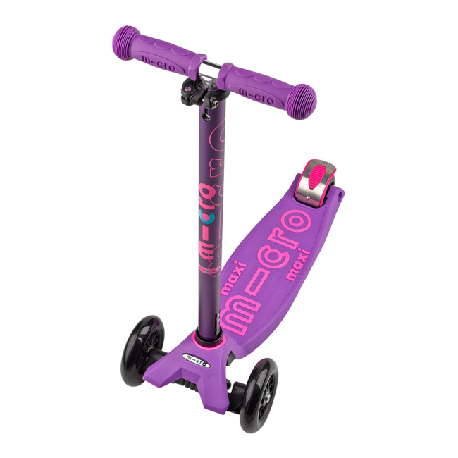 Самокаты - Самокат Micro Maxi deluxe фиолетовый (MMD025)#3
