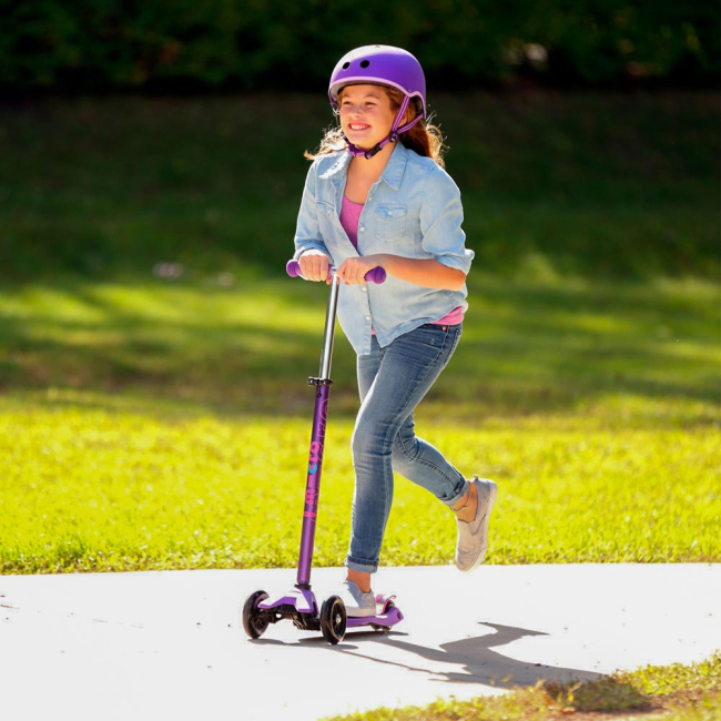 Самокаты - Самокат Micro Maxi deluxe фиолетовый (MMD025)#5
