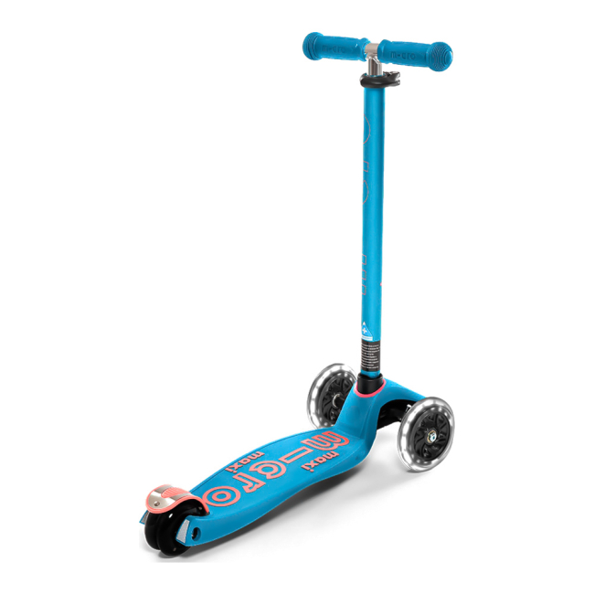 Самокати - Самокат Micro Maxi deluxe led аква (MMD078)#4