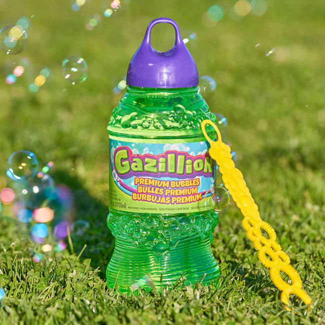 Мильні бульбашки - Мильні бульбашки Gazillion Bubbles Гігант зелені 2 л (GZ35383)#2