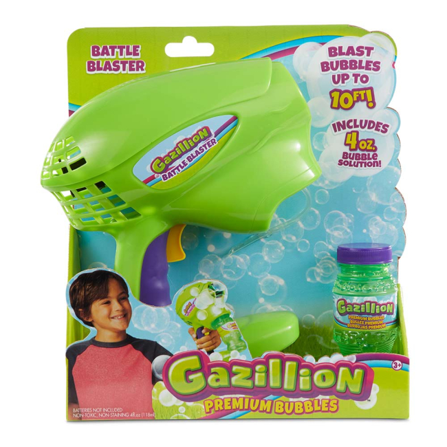 Мыльные пузыри - Набор Gazillion Bubbles генератор мыльных пузырей бластер и раствор 118 мл (GZ36447)#3