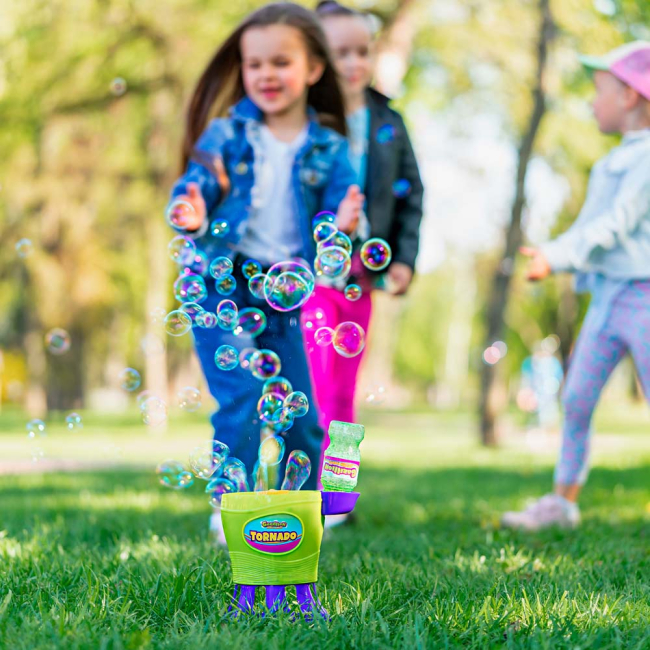 Мильні бульбашки - Набір Gazillion Bubbles генератор мильних бульбашок Торнадо і розчин 118 мл (GZ36365)#5