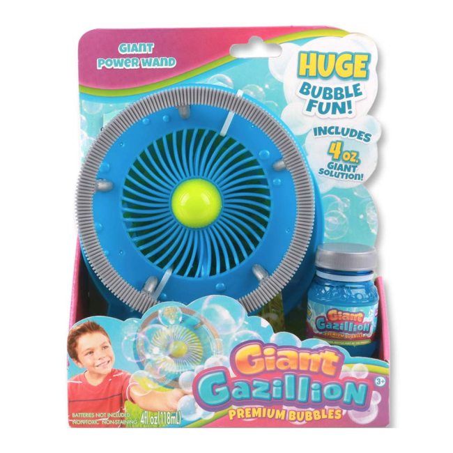 Мильні бульбашки - Набір Gazillion Bubbles генератор мильних бульбашок Гігант вентилятор і розчин 118 мл (GZ36132)#2