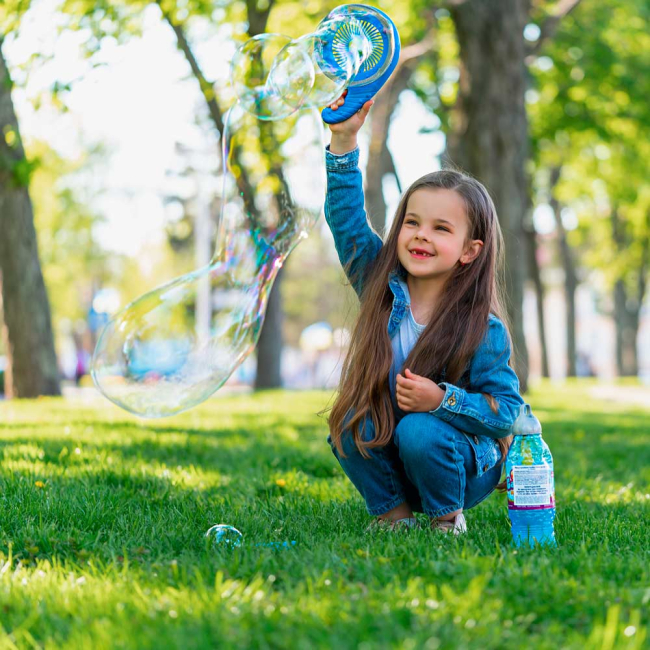 Мильні бульбашки - Набір Gazillion Bubbles генератор мильних бульбашок Гігант вентилятор і розчин 118 мл (GZ36132)#3