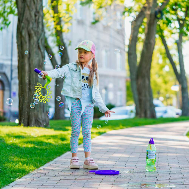 Мильні бульбашки - Набір для мильних бульбашок Gazillion Bubbles Кільце і розчин 118 мл (GZ36594)#4