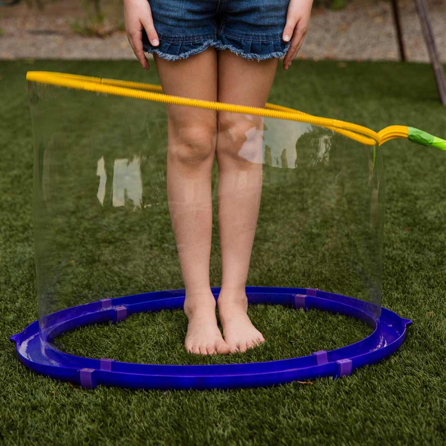 Мыльные пузыри - Набор для мыльных пузырей Gazillion Bubbles Гигант кольцо 51 см и раствор 473 мл (GZ36629)#4